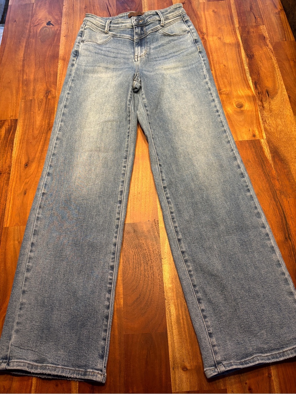 Judy Blue Retro Wide Leg Jeans Light Wash - 5/27